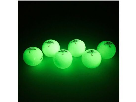 UV-powered golf ball